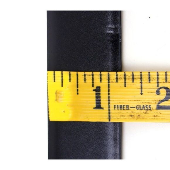 Nordstrom BLACK BROWN REAL LEATHER 1 1/8"Wd REVERSIBLE CASUAL DRESS BELT 38 (13M - Picture 11 of 16